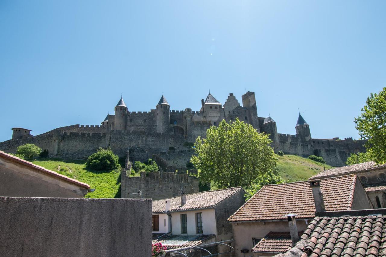 Le Saint Gimer, Terrasse Privee Avec Vue Cite Apartman Carcassone Kültér fotó